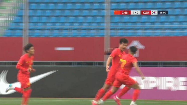 U22國足1-0韓國全場(chǎng)數據：控球率49%落后韓國，10射7正領(lǐng)先對手