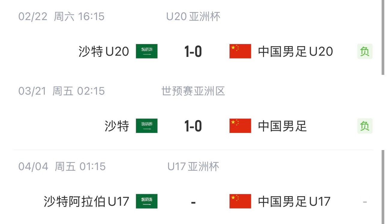 國字號三遇沙特！國少U17亞洲杯首戰對陣沙特，此前國足&國青均負